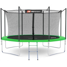 Батут Hop-Sport 12FT 366 см green із внутрішньою сіткою